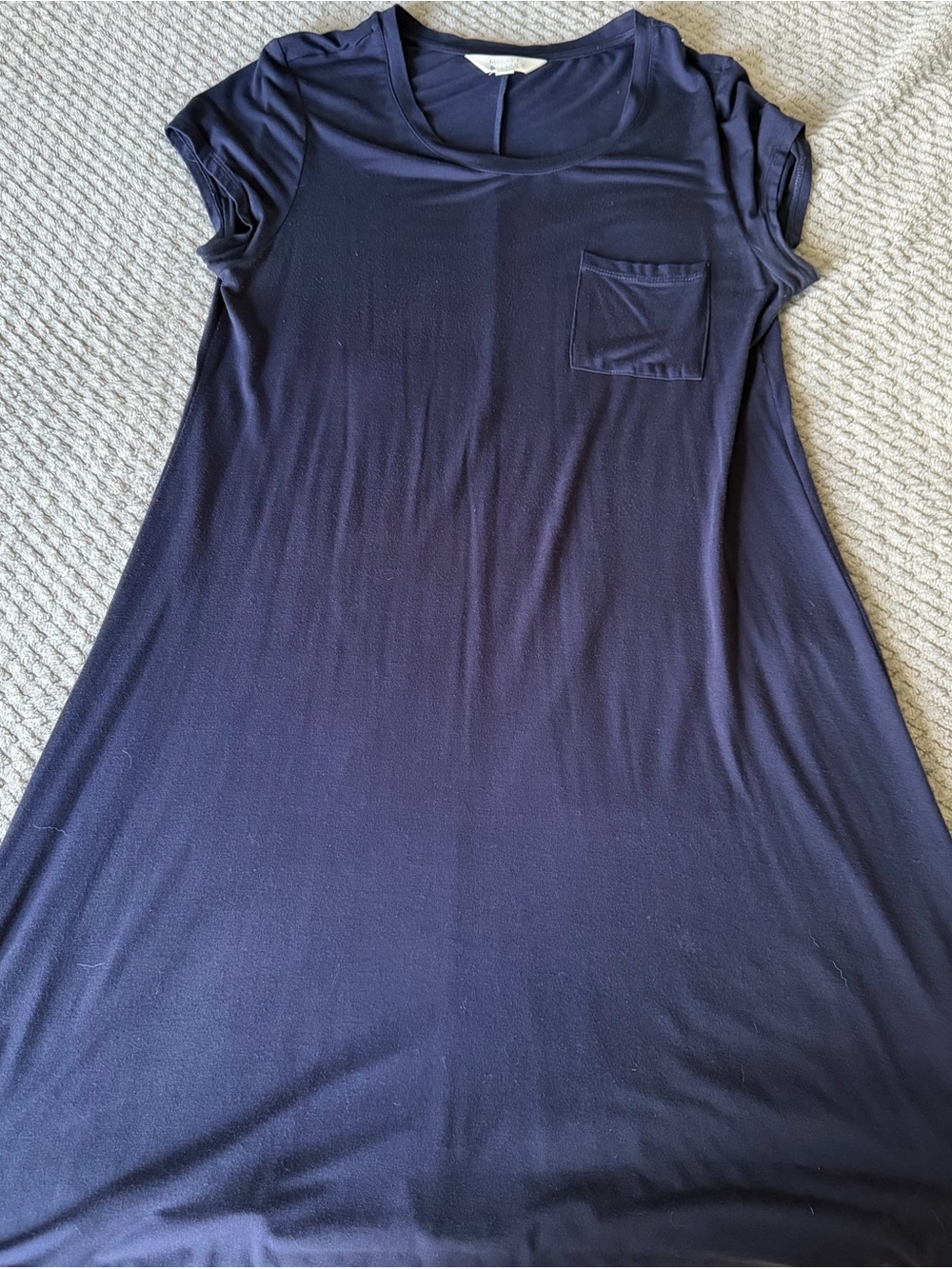 Lightweight Navy Pocket Tee Dress - Stitch Fix
